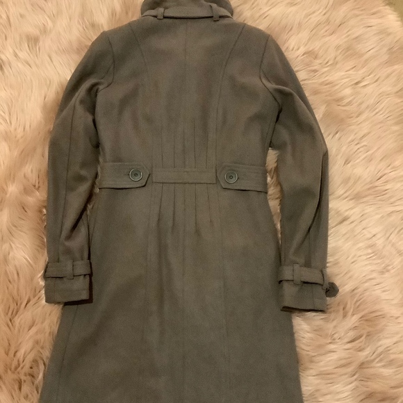 Grey Wool Blend Coat - Picture 2 of 2